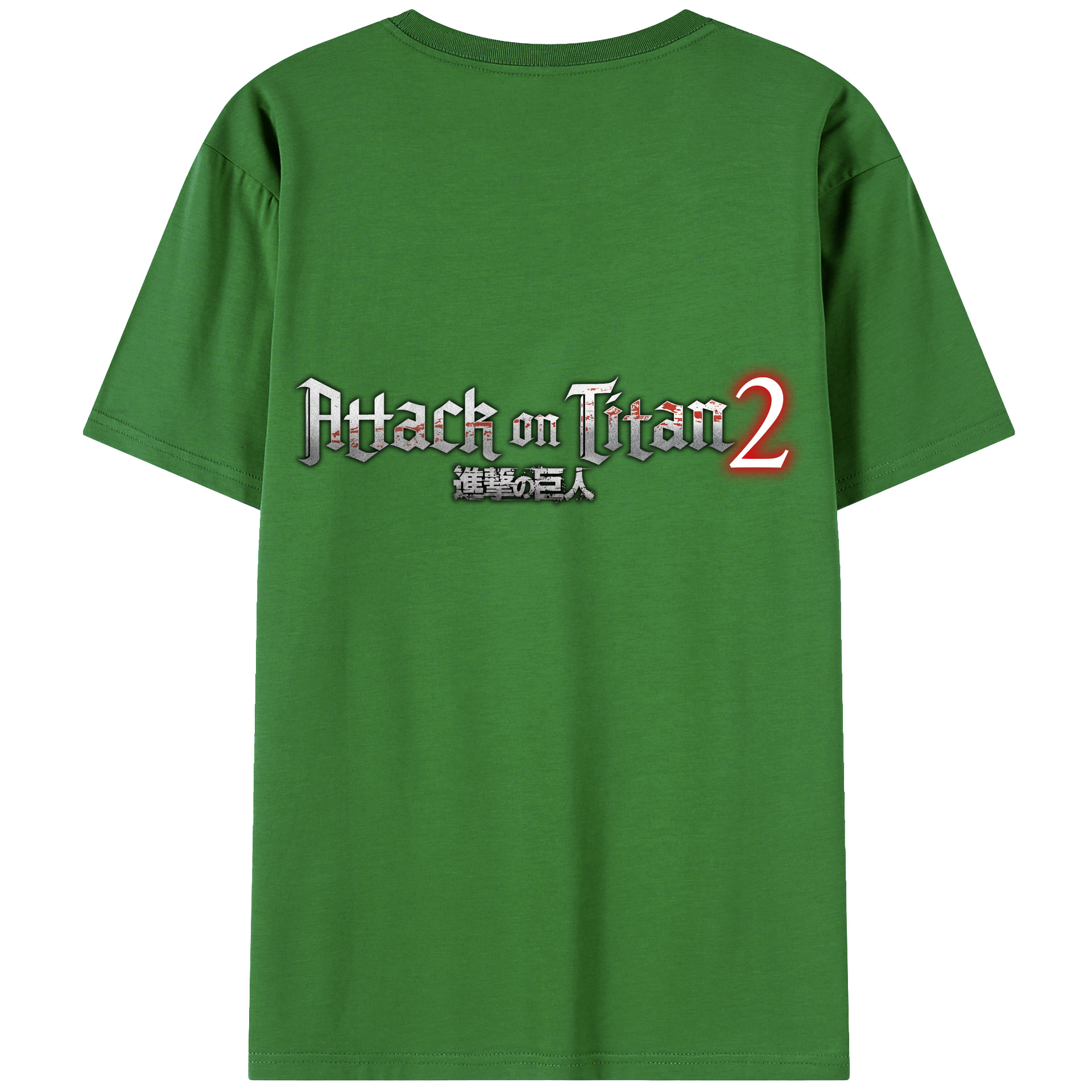 （画像用） 進撃の巨人 Attack on Titan レディース半袖Tシャツ(バックプリント)